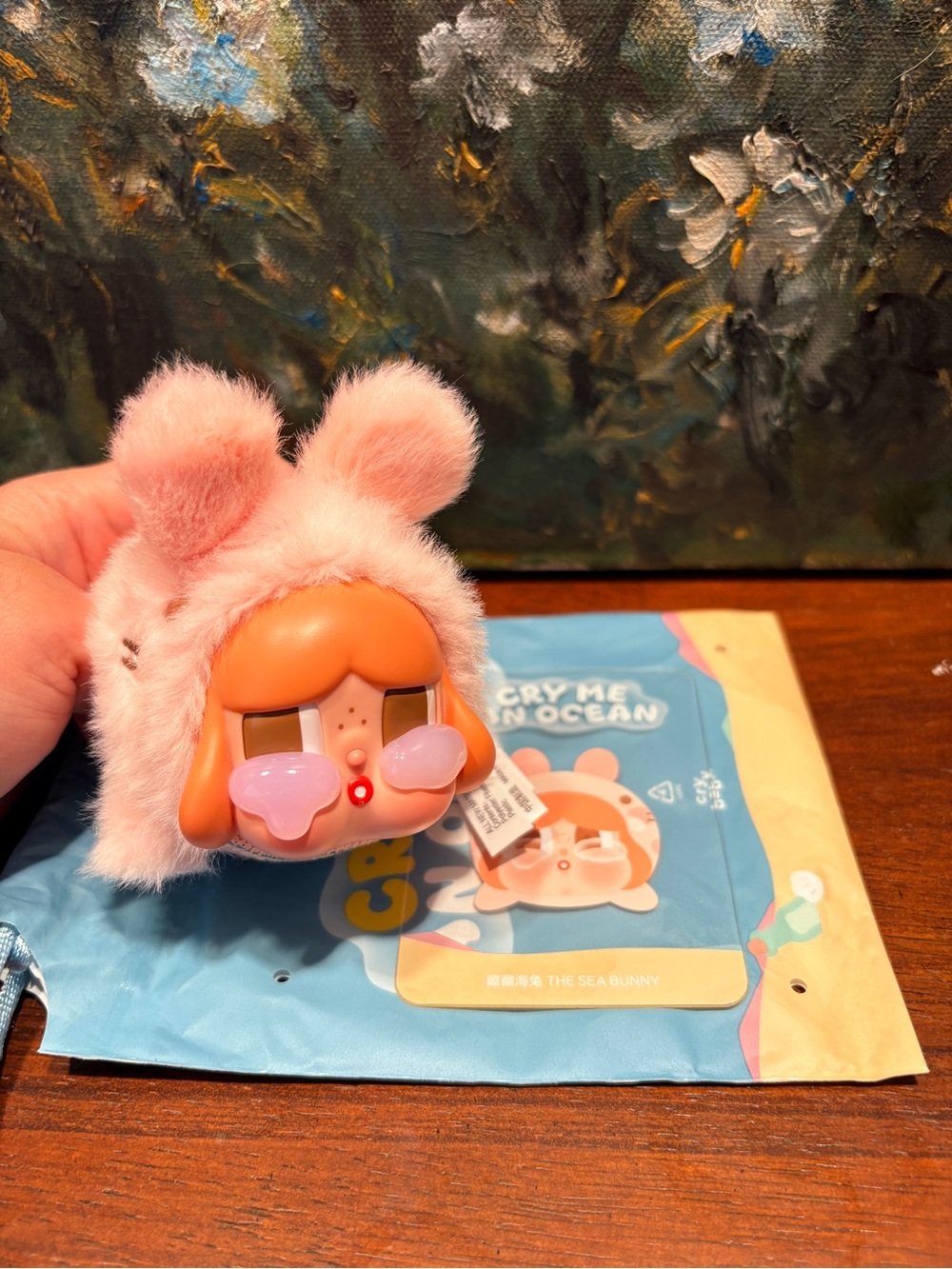 Plush Pink Bunny Hooded Character Toy - Soft Pink Plush